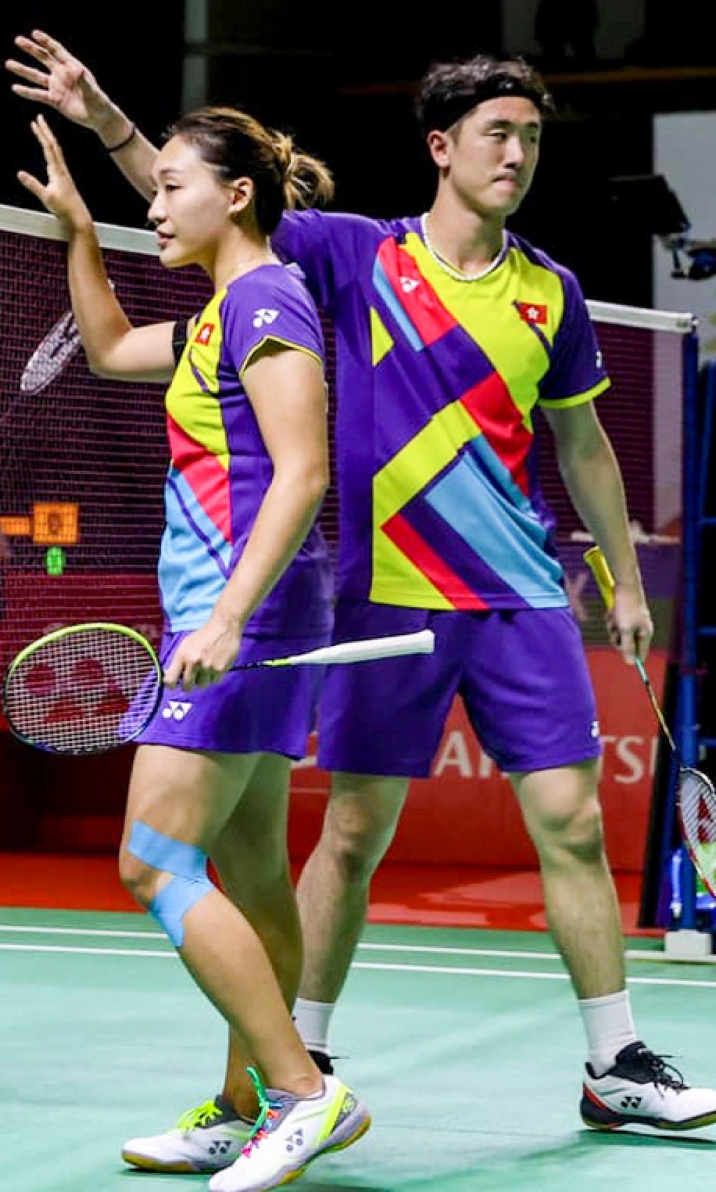 Tse Ying-suet and Tang Chun-man reached the semi-finals of the Tokyo Olympics last year. Photo: Facebook