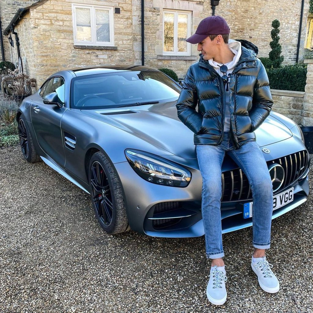 George Russell showers his precious wheels with love, captioning this post, Love my little rocket!” Photo: @georgerussell63/Instagram