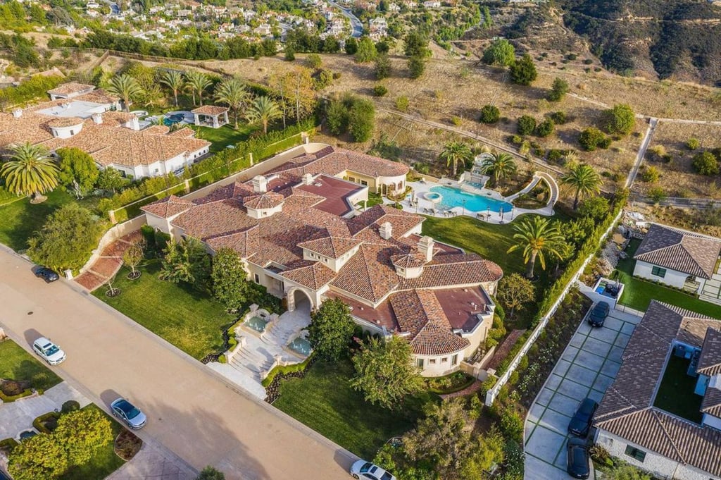 Britney Spears and Sam Asghari’s new Mediterranean-style home. Photo: MLS