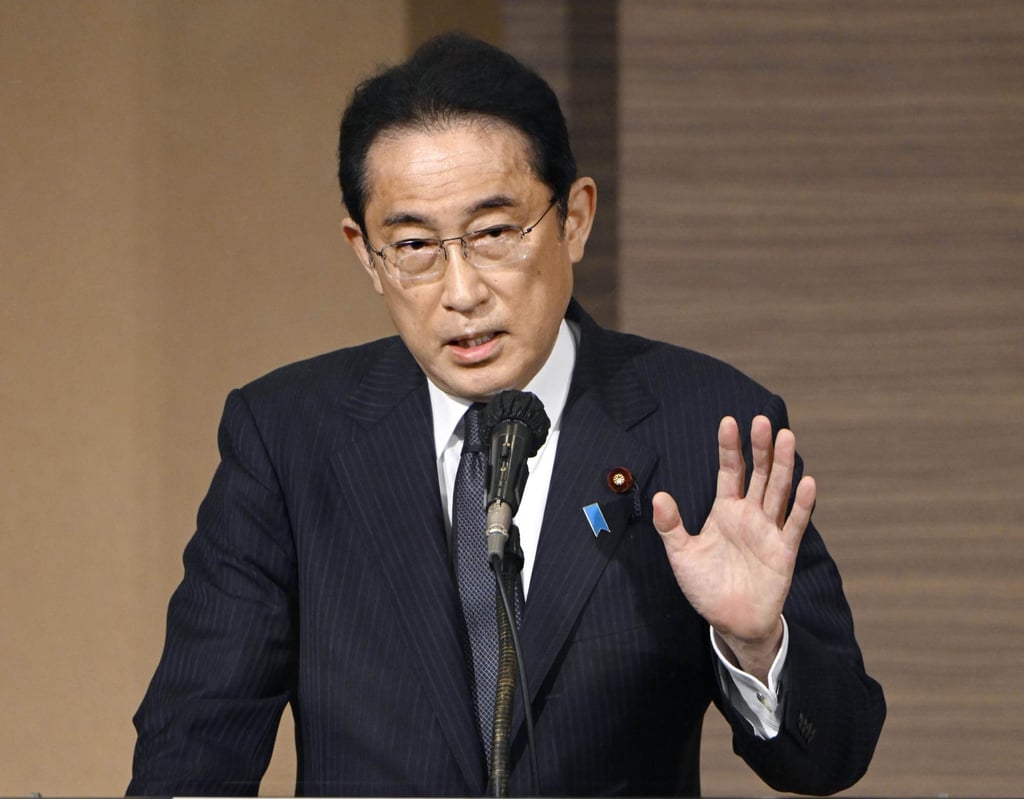 Japanese Prime Minister Fumio Kishida said he would review what needs to prioritised when it comes to defence. Photo: Kyodo