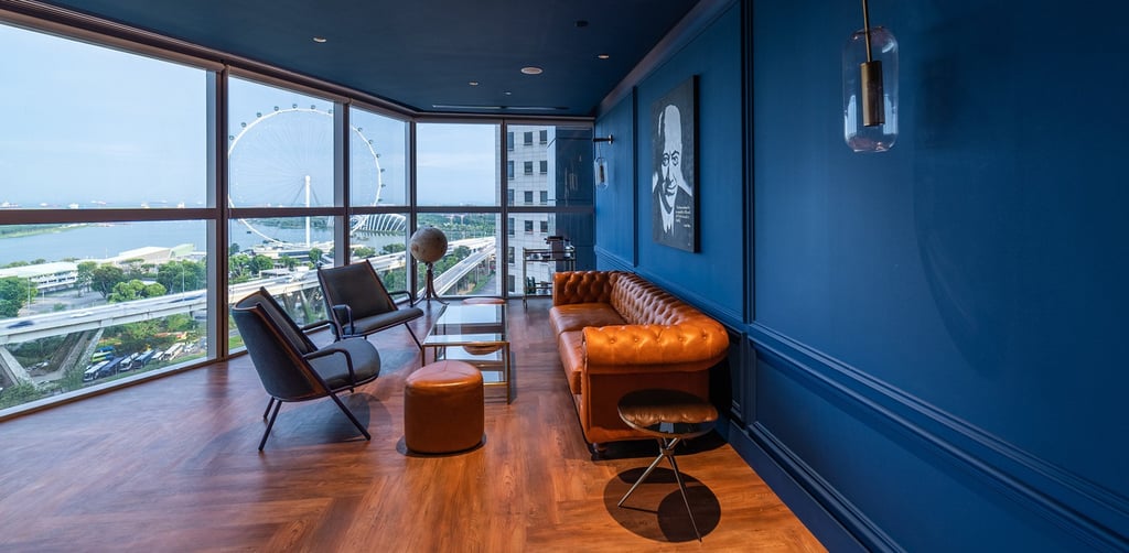 A Singapore design project by office-design firm Space Matrix. Photo: Handout