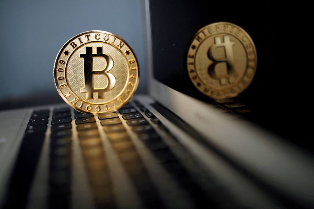 Bitcoin has dipped below US$19,511, the high the coin hit during its last bull cycle in 2017. Photo: Reuters Bitcoin has dipped below US$19,511, the high the coin hit during its last bull cycle in 2017. Photo: Reuters