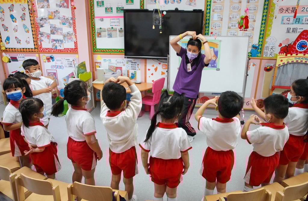 A third of kindergartens polled say they will freeze teachers’ salaries. Photo: Winson Wong