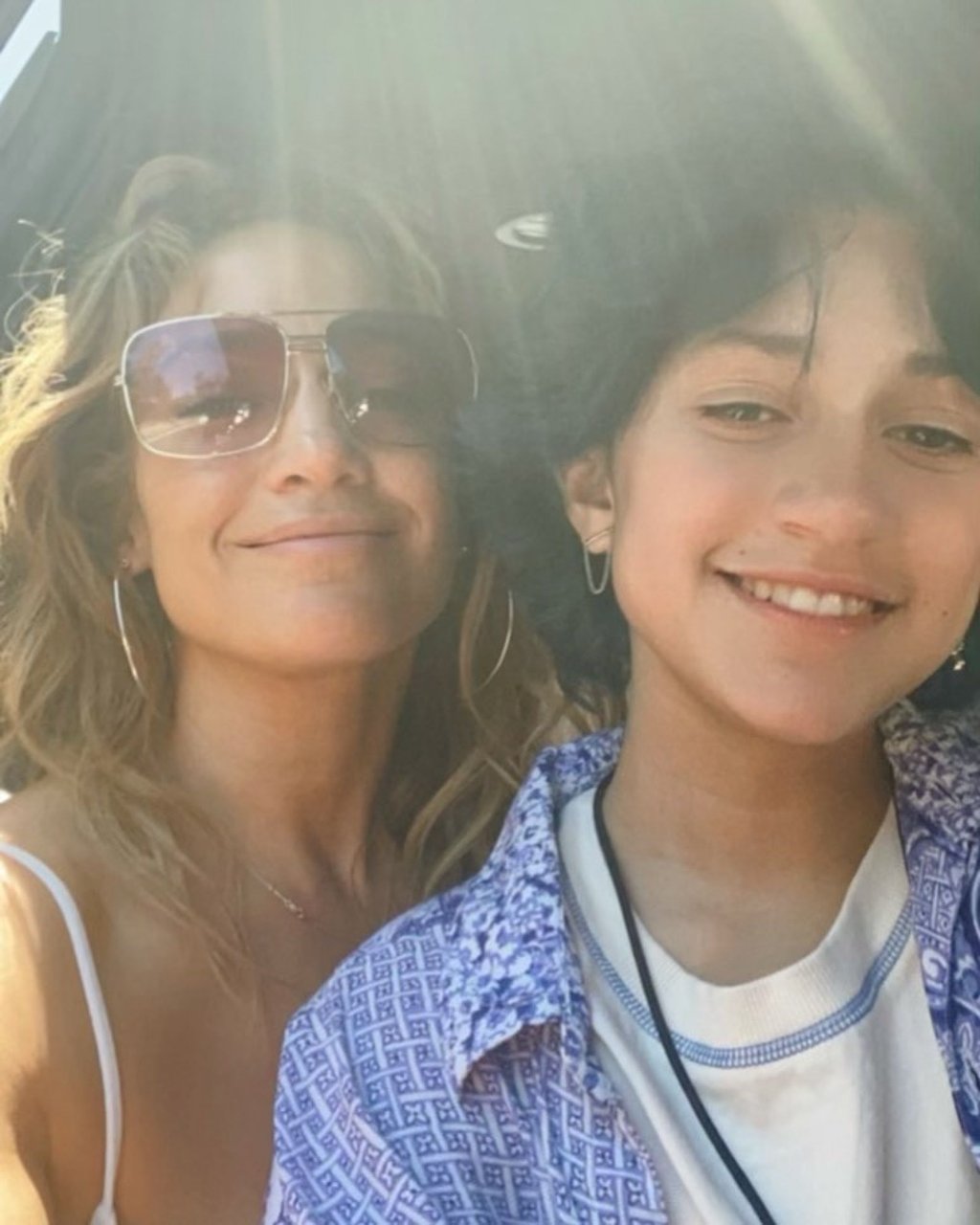 J. Lo and her child Emme Muñiz. Photo: @jlo/Instagram