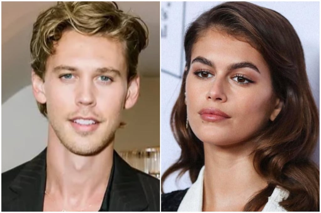 Austin Butler and Kaia Gerber. Photos: @kaiagerberrx, @austinbnews/Instagram