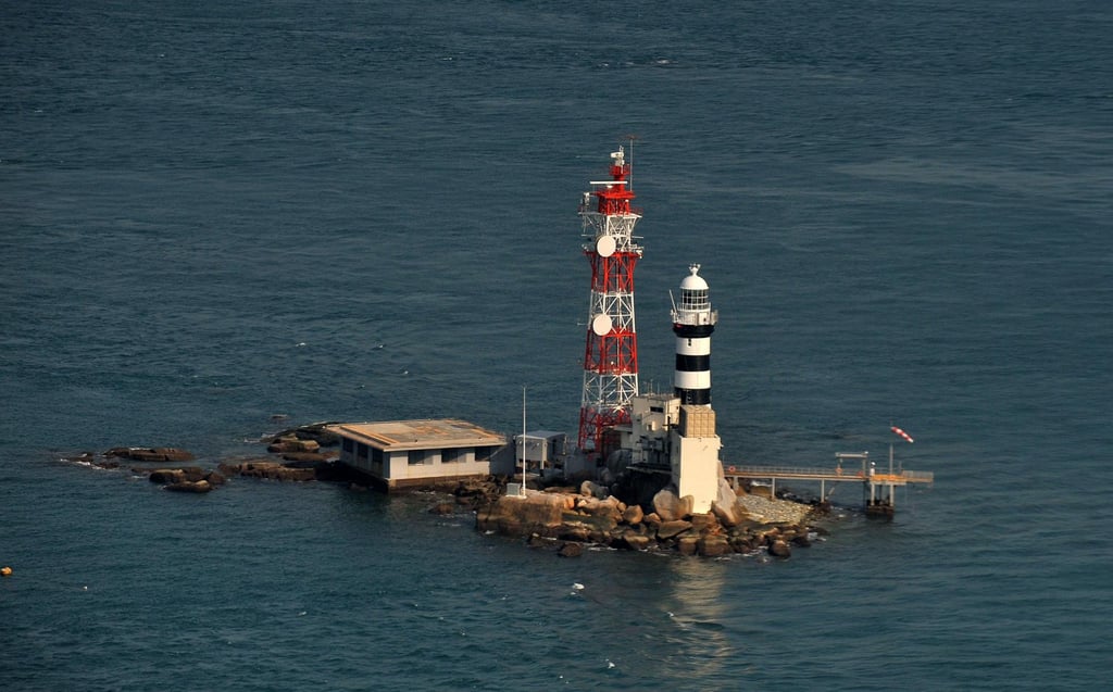 The Horsburgh lighthouse on Pedra Branca Island, or Pulau Batu Puteh. File photo: EPA The Horsburgh lighthouse on Pedra Branca Island, or Pulau Batu Puteh. File photo: EPA