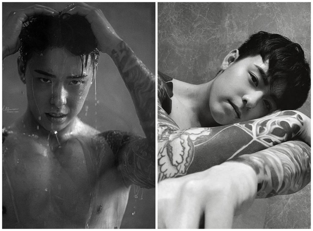 Titus Low’s steamier, but less controversial, poses on social media. Photo: @titusslow/Instagram Titus Low’s steamier, but less controversial, poses on social media. Photo: @titusslow/Instagram