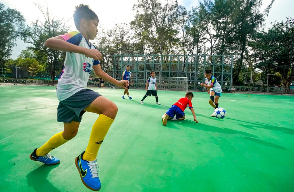 A survey showed that 84 per cent of children engaged in fewer outdoor sports during the pandemic. Photo: Felix Wong A survey showed that 84 per cent of children engaged in fewer outdoor sports during the pandemic. Photo: Felix Wong