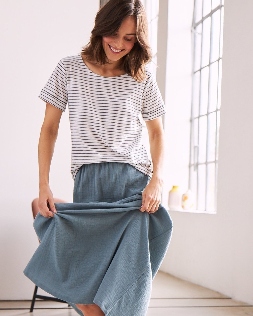 Clothes made from organic cotton from People Wear Organic. Photo: Instagram