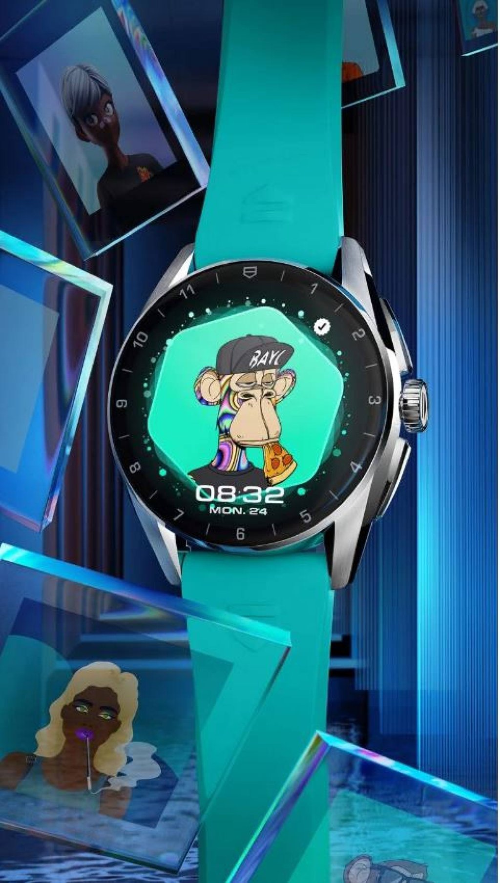 Keep your NFT collection on your smartwatch with Tag Heuer s new Connected Calibre E4 now you can show off your crypto art investments on your wrist South China Morning Post