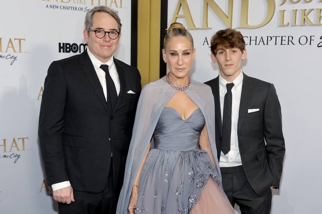 Matthew Broderick, Sarah Jessica Parker and their son James Wilkie Broderick attending the And Just Like That premiere in New York last December. Photo: WireImage Matthew Broderick, Sarah Jessica Parker and their son James Wilkie Broderick attending the And Just Like That premiere in New York last December. Photo: WireImage