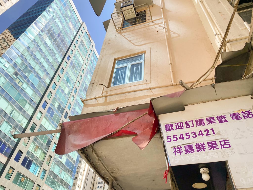 Residents say they first noticed the cracks last July. Photo: Fiona Sun