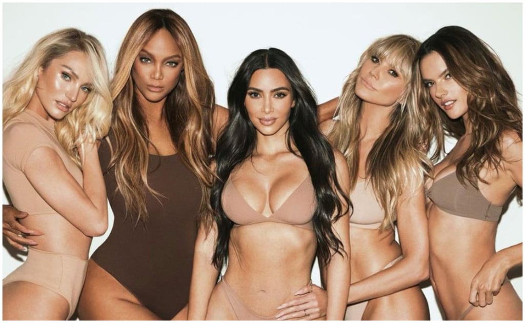 Kim Kardashian has used her star power to make herself millions, including calling in a few friends from Victoria’s Secret to help her launch new products. Photo: @candiceswanepoel/Instagram Kim Kardashian has used her star power to make herself millions, including calling in a few friends from Victoria’s Secret to help her launch new products. Photo: @candiceswanepoel/Instagram