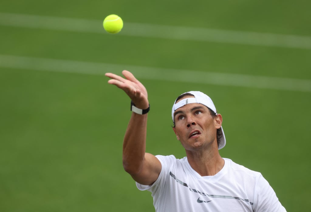 Rafael Nadal arrives at Wimbledon having won the Australian Open and the French Open in 2022. Photo: Reuters Rafael Nadal arrives at Wimbledon having won the Australian Open and the French Open in 2022. Photo: Reuters