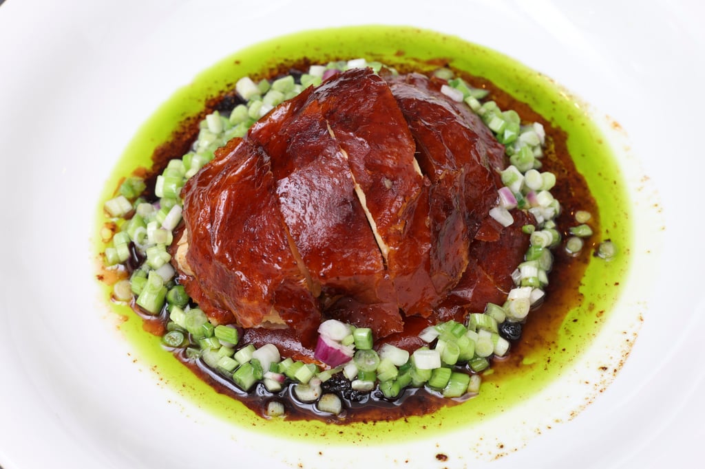 Scallion oil crispy chicken from Mian at The Murray Hotel. Photo: K.Y. Cheng Scallion oil crispy chicken from Mian at The Murray Hotel. Photo: K.Y. Cheng