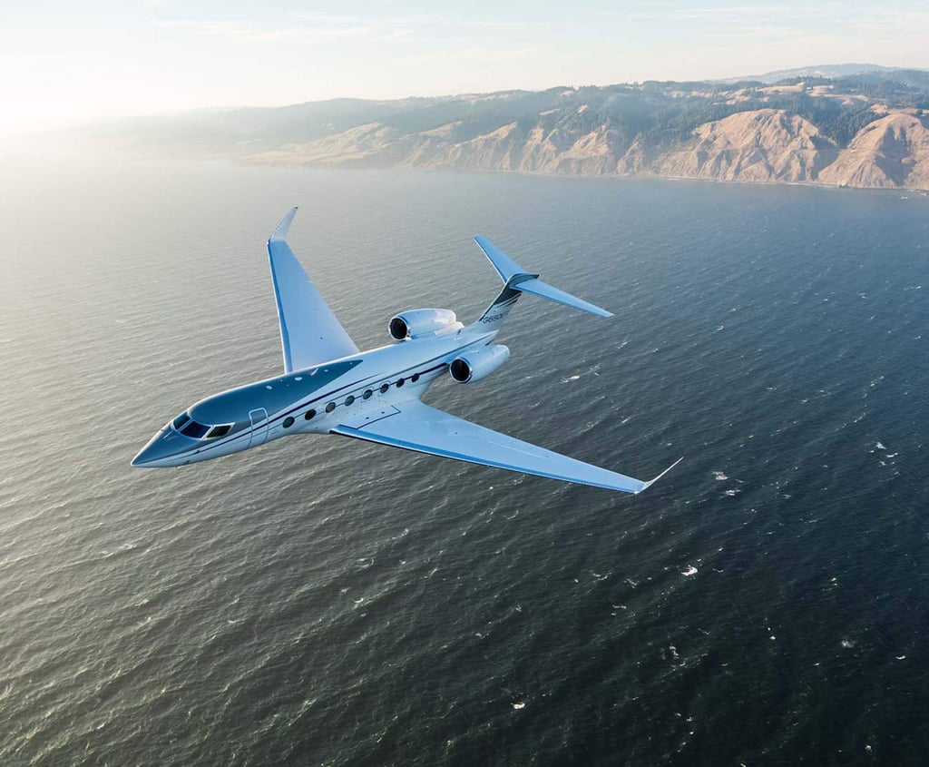 With the jet’s customisations, its colour palette now matches Kim Kardashian’s mansion. Photo: Gulfstream