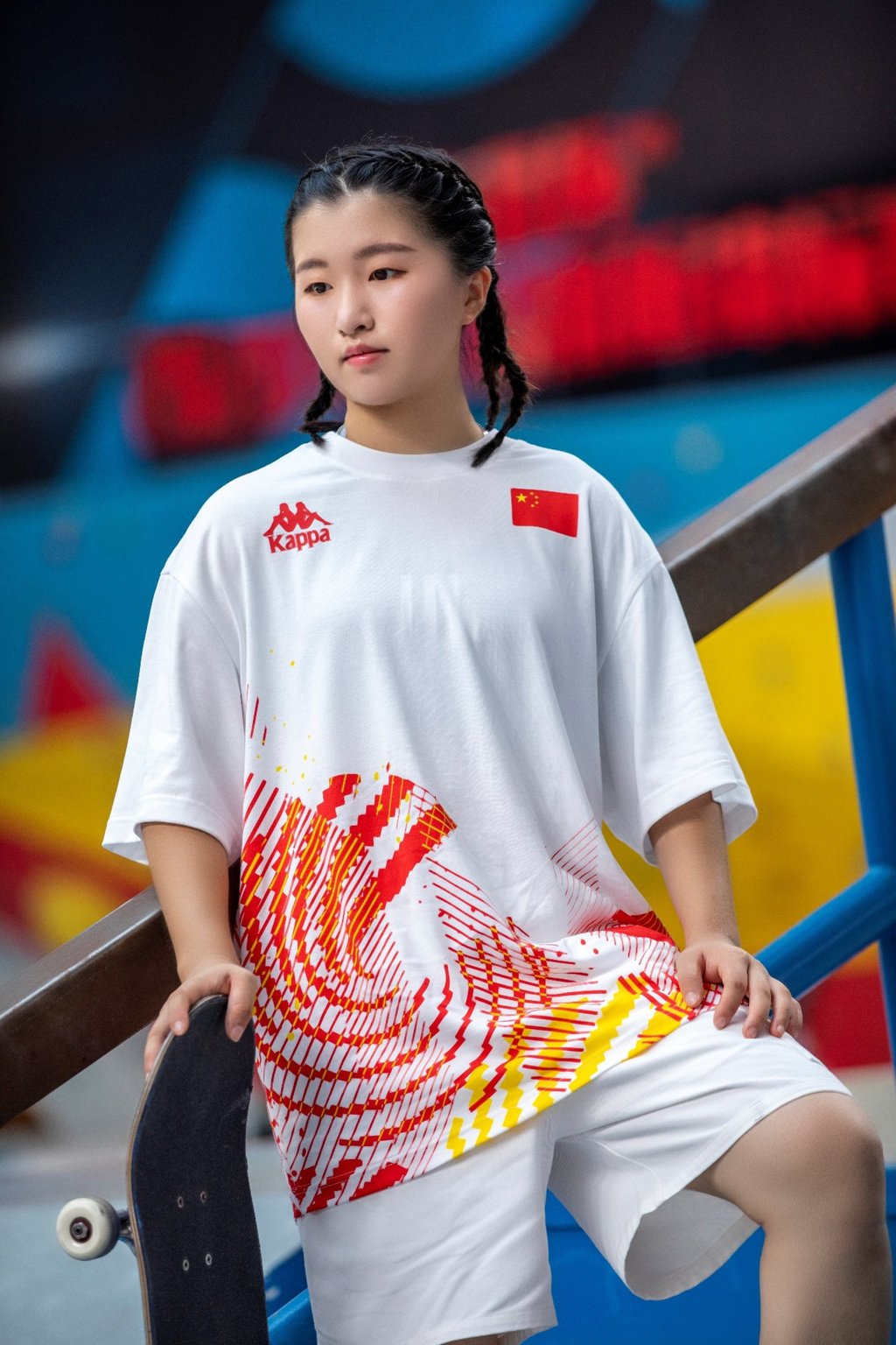 China’s Zeng Wenhui ranked 6th in the first-ever Olympic Games Women’s Street Skateboarding. Photo: Xinhua China’s Zeng Wenhui ranked 6th in the first-ever Olympic Games Women’s Street Skateboarding. Photo: Xinhua
