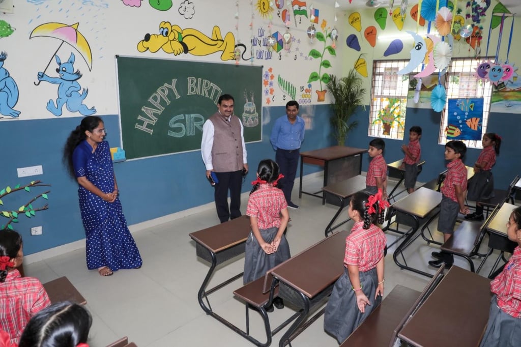 Gautam Adani has pledged to donate billions to social causes in India. Photo: Twitter @gautam_adani Gautam Adani has pledged to donate billions to social causes in India. Photo: Twitter @gautam_adani