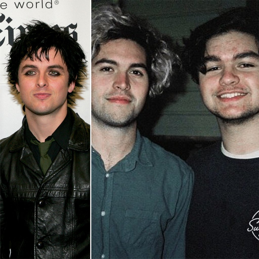 Billie Joe Armstrong (left) and his sons Joey Armstrong and Jakob Danger. Photos: AFP, @itsjarms/Instagram Billie Joe Armstrong (left) and his sons Joey Armstrong and Jakob Danger. Photos: AFP, @itsjarms/Instagram