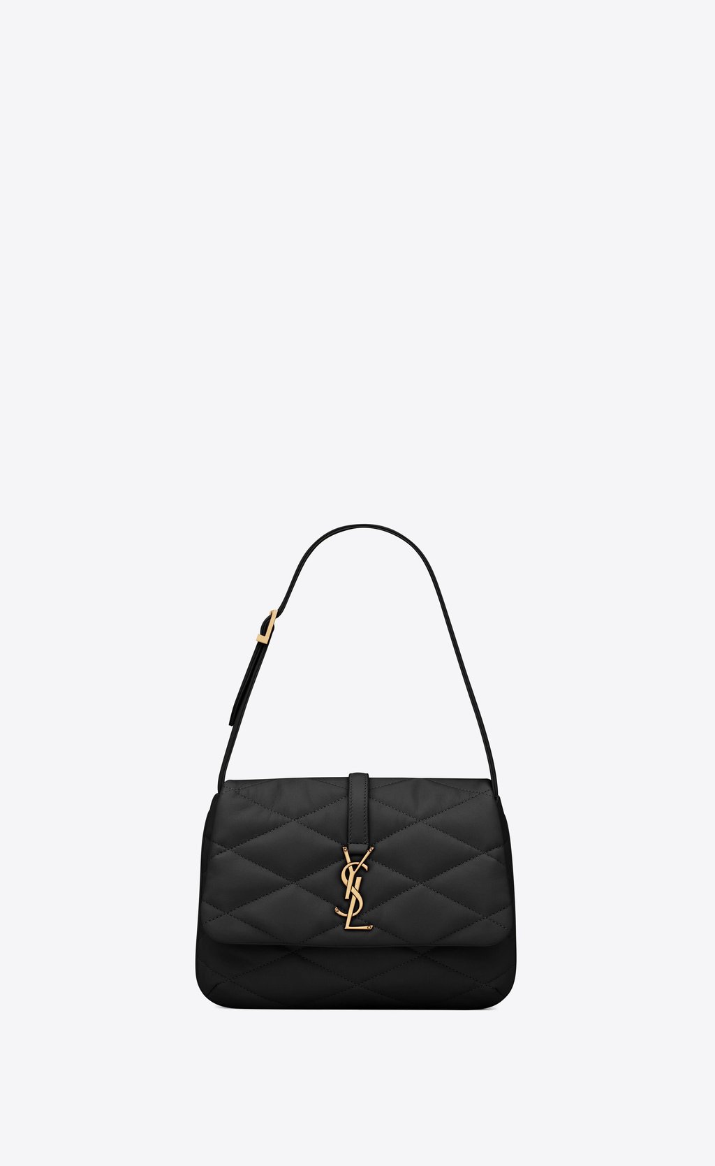 Shoulder bag in quilted lambskin. Photo: Saint Laurent