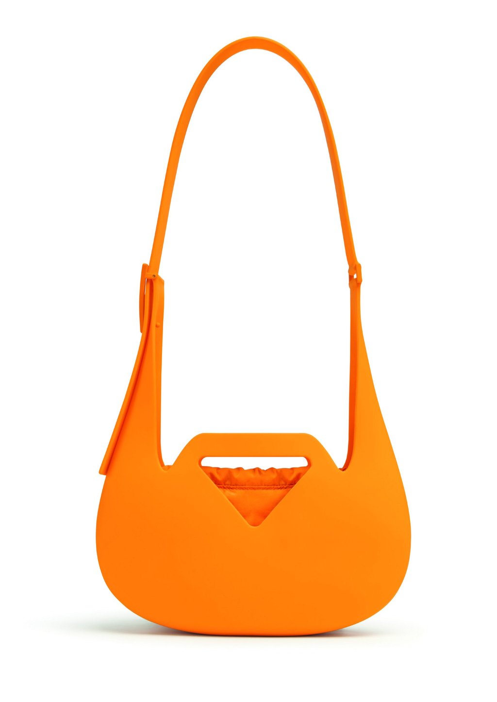 Bottega Veneta’s Punch Bag in tangerine. Photo: Bottega Veneta