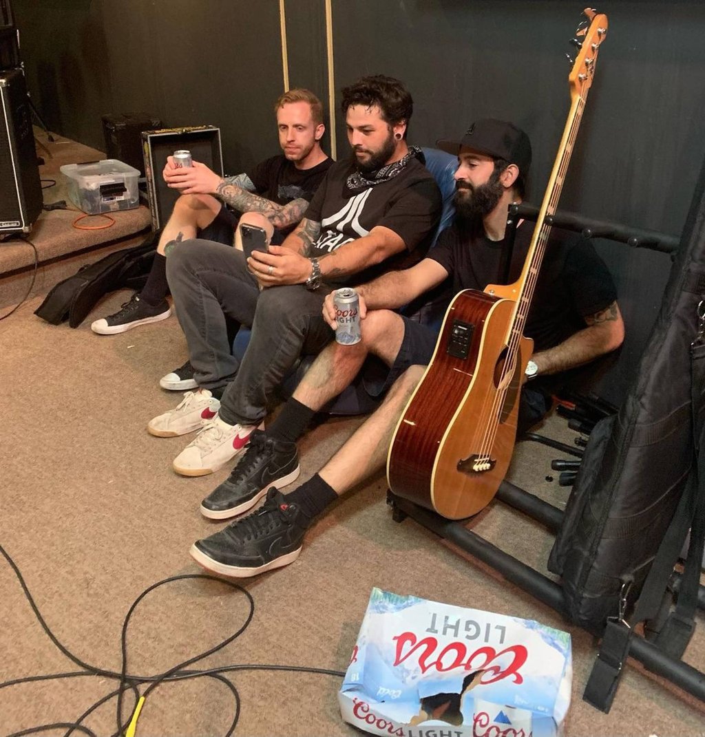 Rock band Them Guns, with Navarone Garibaldi in the middle. Photo: @themguns/Instagram Rock band Them Guns, with Navarone Garibaldi in the middle. Photo: @themguns/Instagram