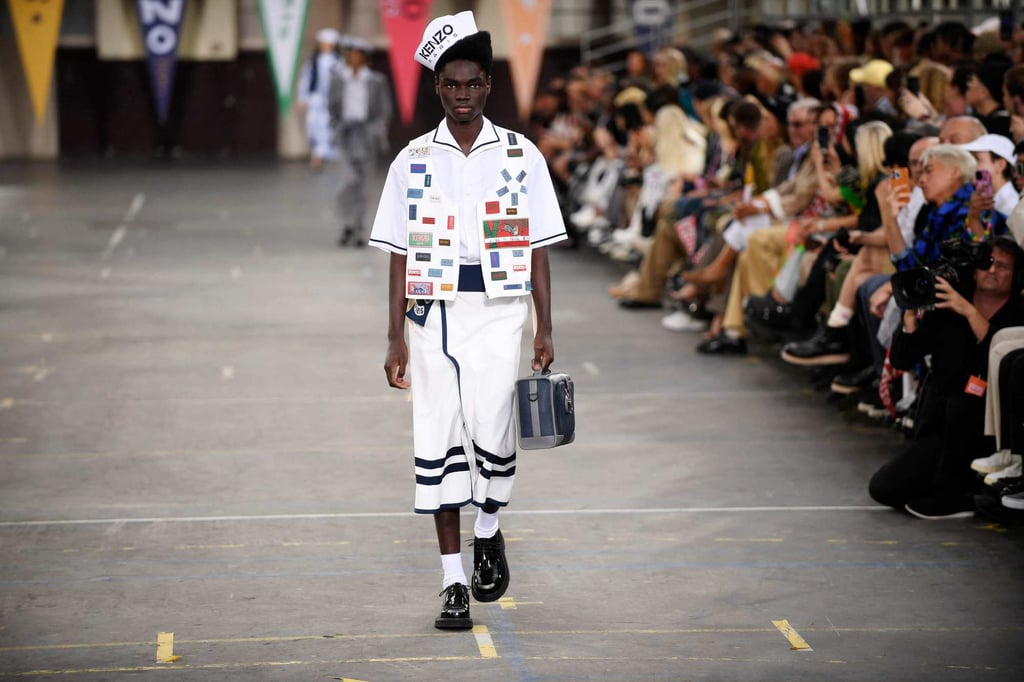 How Kenzo found a preppy 70s groove at Paris Fashion Week Nigo s autumn winter 2022 menswear collection mixed Scout s scarves with African vibrancy and Asian crossover styles South China Morning Post