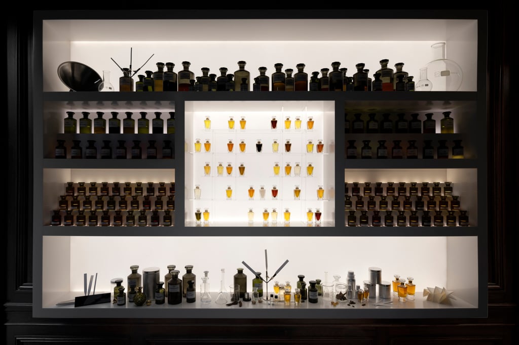 The boutique houses over 70 of Henry Jacques’ coveted perfumes in a magnificent perfume organ.