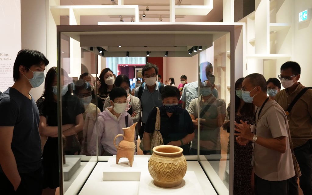 Visitors ogle at relics on display on the first day of the museum’s grand opening. Photo: Sam Tsang Visitors ogle at relics on display on the first day of the museum’s grand opening. Photo: Sam Tsang