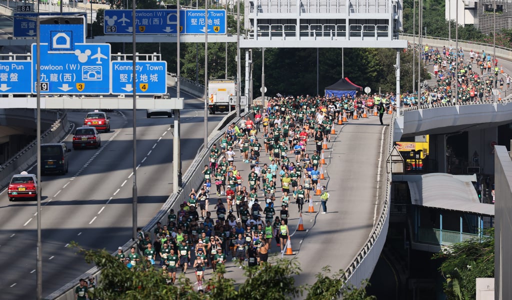 Mass participation events had become a rarity when the Hong Kong Marathon returned in 2021. Photo: May Tse