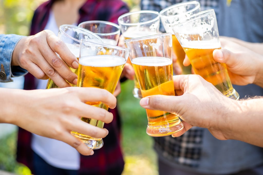 Moderate drinkers account for 70 per cent of binge-drinking cases. Photo: Shutterstock