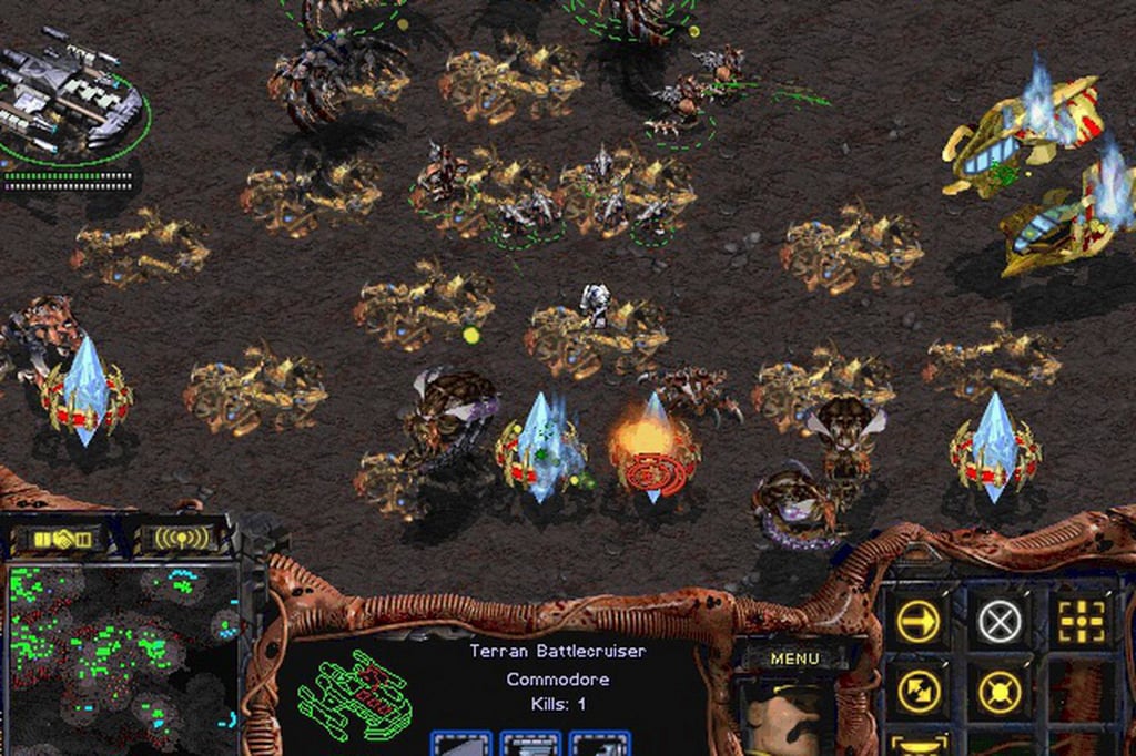 A screenshot from StarCraft (1998). Photo: Blizzard A screenshot from StarCraft (1998). Photo: Blizzard