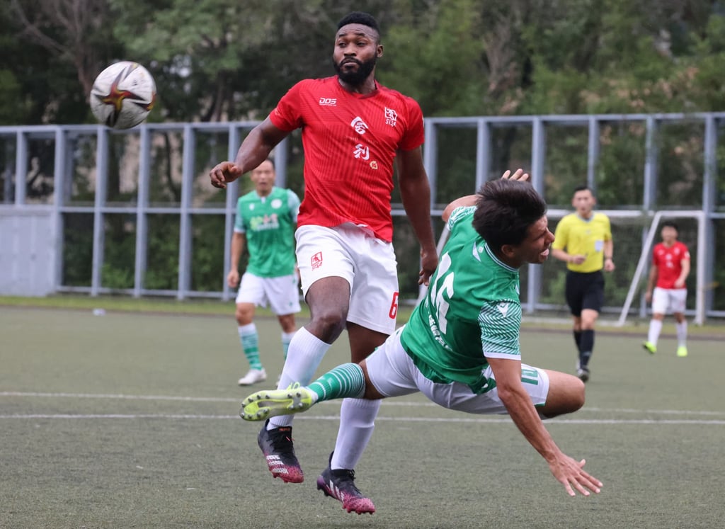 Sha Tin’s clash with Wofoo Tai Po was ill-tempered throughout. Photo: Dickson Lee Sha Tin’s clash with Wofoo Tai Po was ill-tempered throughout. Photo: Dickson Lee