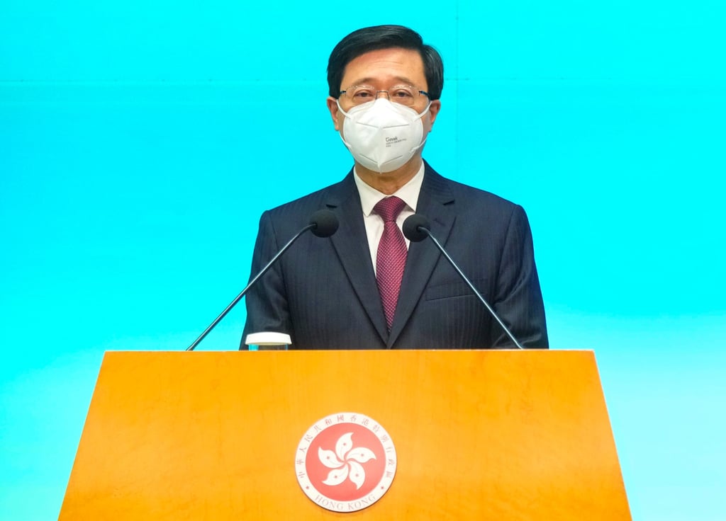 Hong Kong Chief Executive John Lee. Photo: Sam Tsang