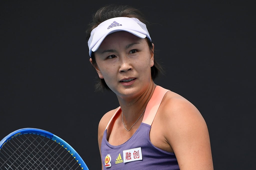 Peng Shuai attracted international attention for her allegation last year before vanishing from public view then retracting the claim. Photo: AP