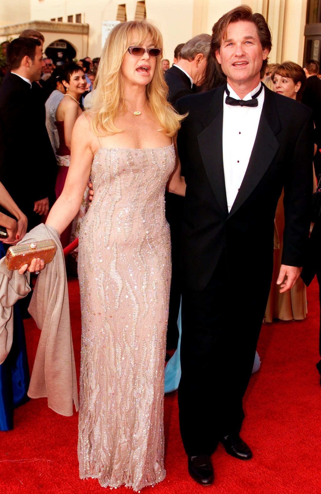 Actress Goldie Hawn and actor Kurt Russell arrive at the Shrine Auditorium for the 73rd annual Academy Awards in Los Angeles, in 2001. Photo: Reuters