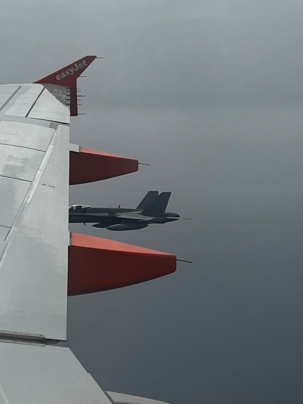 Spanish fighter jet intercepted an easyJet flight after an 18 year old