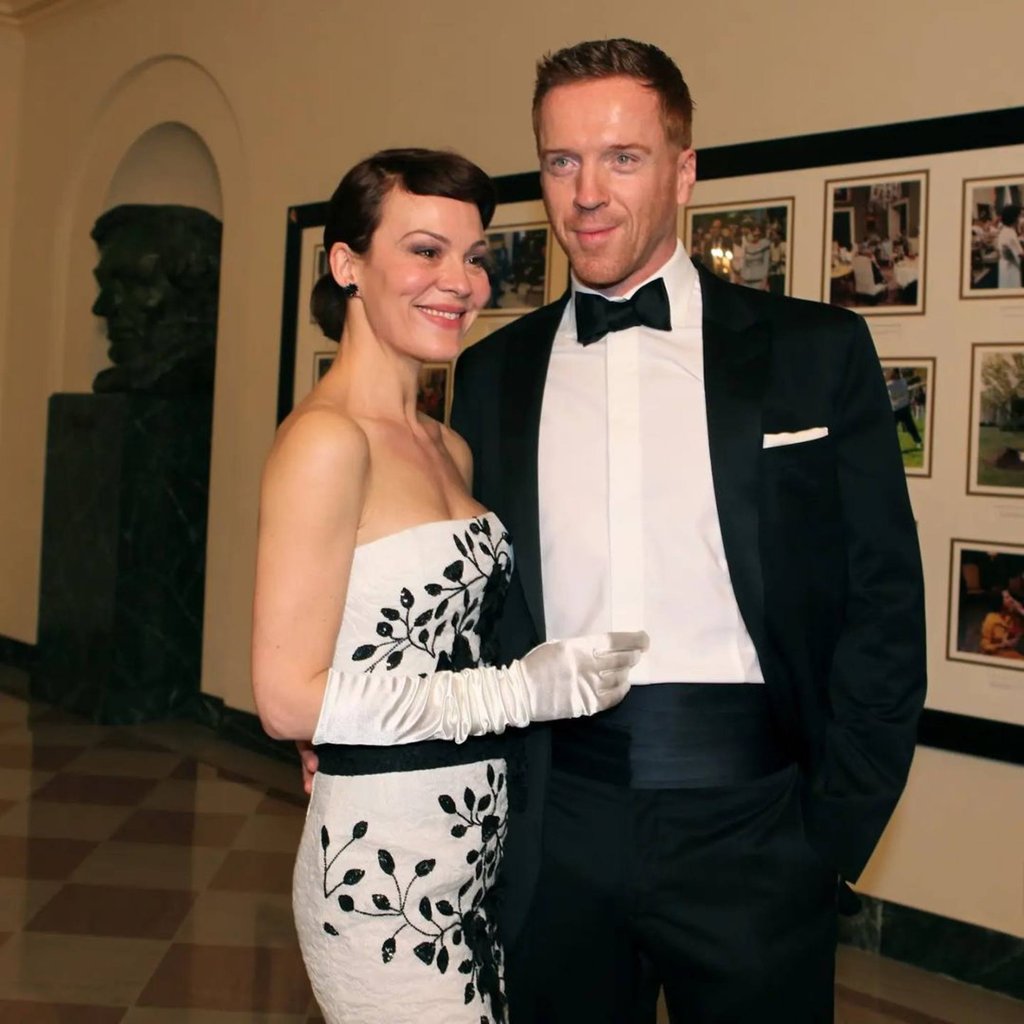 Damian Lewis with his late wife Helen McCrory, who insisted he was allowed to have girlfriends after her death. Photo: @myfaveotps/Instagram