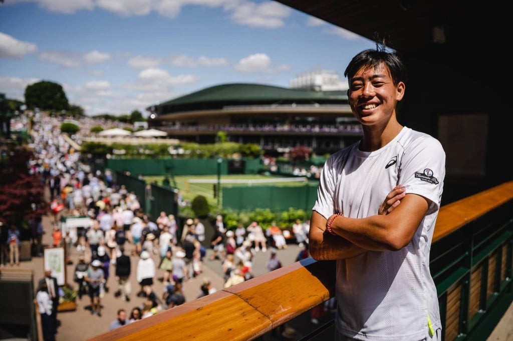 Coleman Wong soaking up the atmosphere at this year’s Wimbledon tennis tournament. Photo: HKTA
