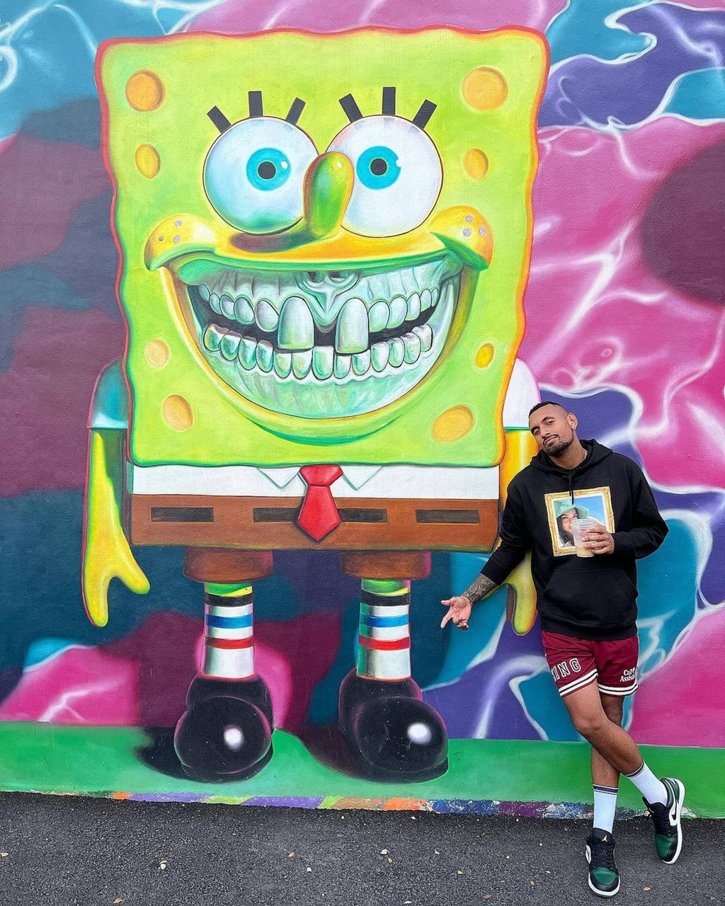 Nick Kyrgios isn’t afraid to dress as he pleases – or do anything he pleases, for that matter. Photo: @k1ngkyrg1os/Instagram