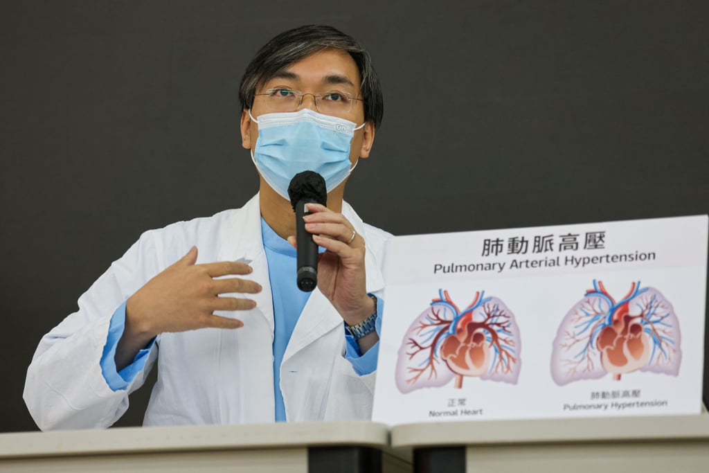 Dr Michael Wong of Grantham Hospital, where Lulu Ng is being treated. Photo: Nora Tam