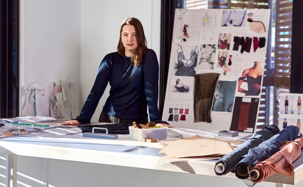 Nensi Dojaka in her studio in London.