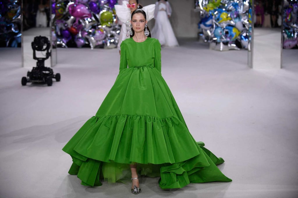 Giambattista valli green dress outlet