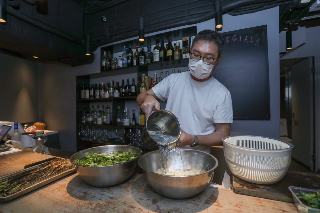 David Lai at his restaurant Neighborhood in Central, Hong Kong. Photo: Jonathan Wong
