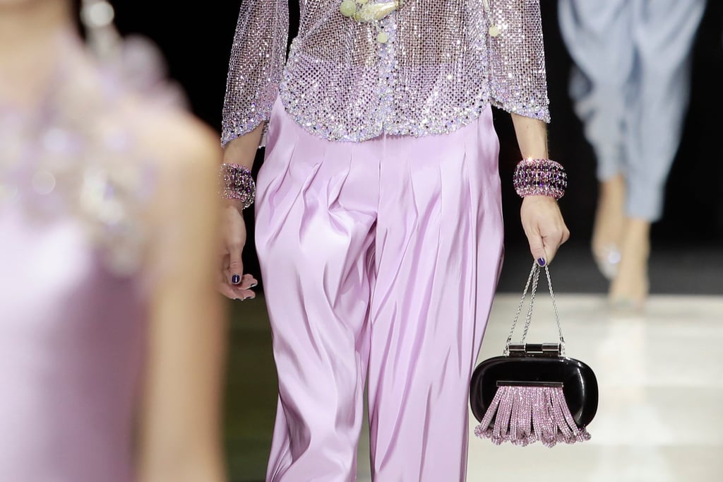 Giorgio Armani dazzled spectators at his autumn/winter 2022-2023 haute couture show with a staggering 92 different looks. Photo: AP Giorgio Armani dazzled spectators at his autumn/winter 2022-2023 haute couture show with a staggering 92 different looks. Photo: AP