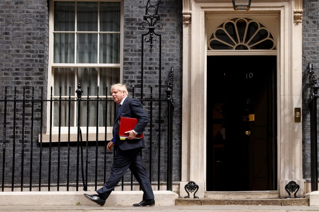 British PM Boris Johnson has decided to step down after dozens of ministers resigned over his conduct. Photo: Reuters