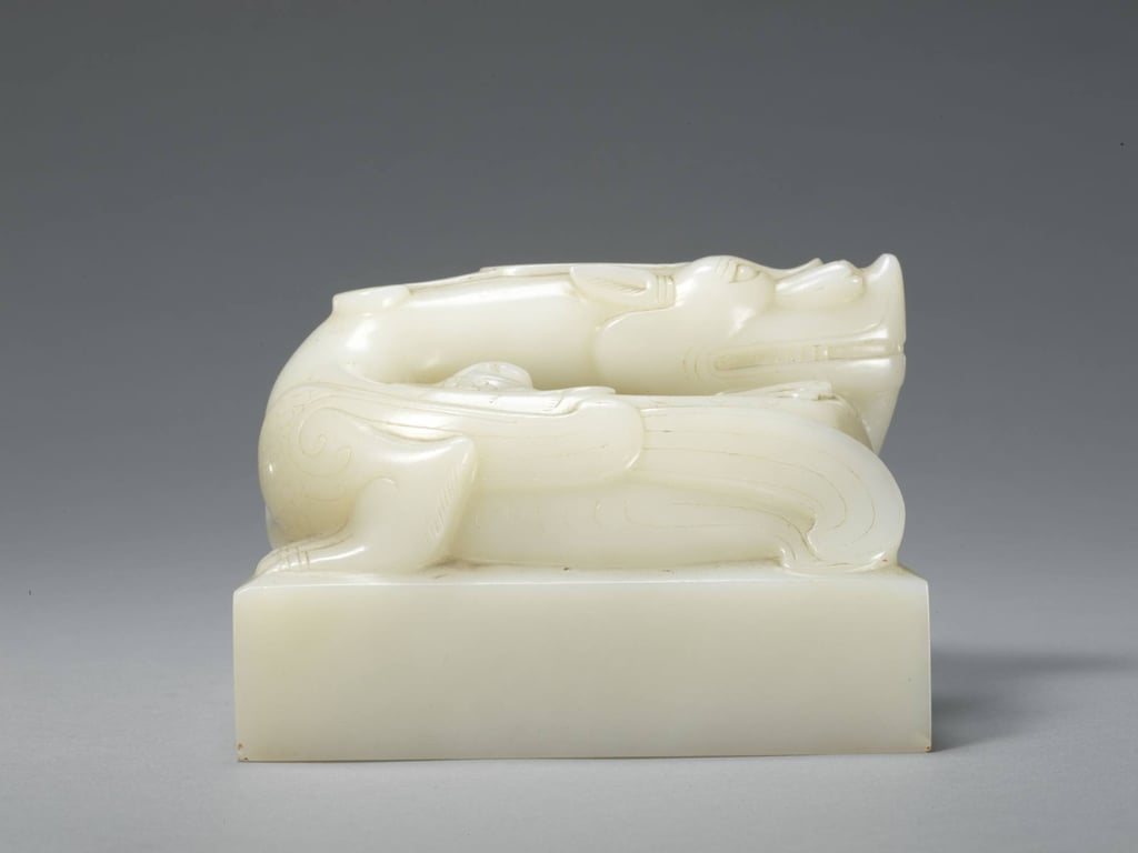 Emperor Hong Taiji (r. 1636-1643) personally used this seal during his reign. Photo: The Hong Kong Palace Museum