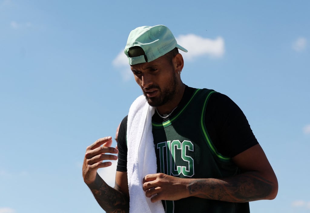 Australia’s Nick Kyrgios will now receive a bye into Sunday’s men’s singles final. Photo: Reuters