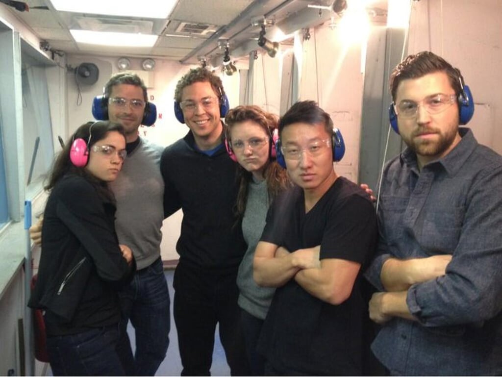 Shivon Zilis in the centre. Photo: @shivon/Twitter