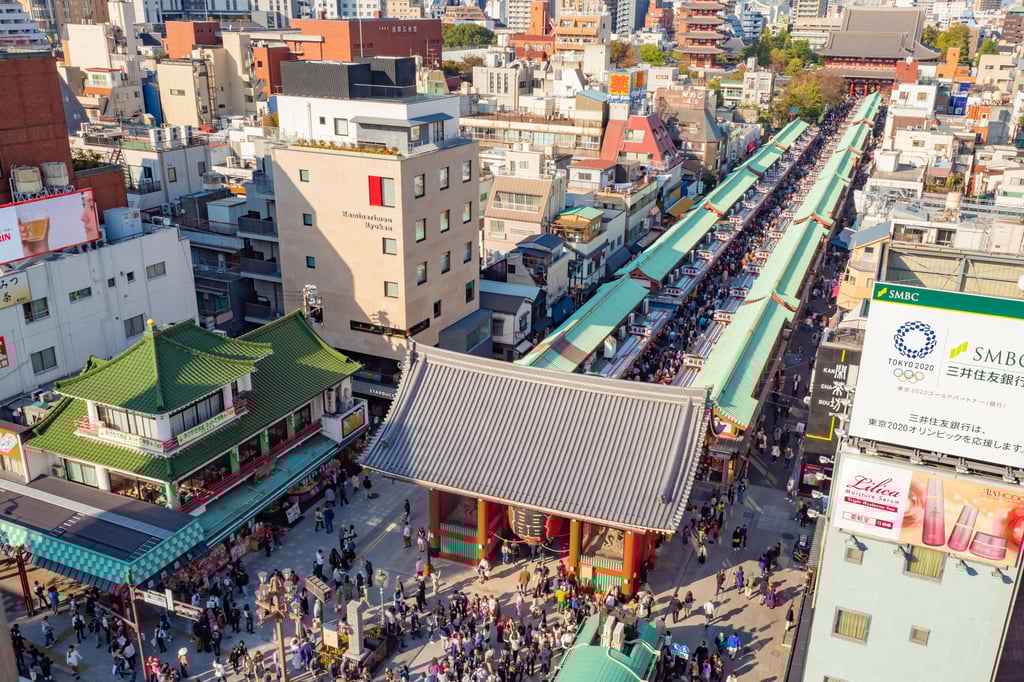 The Asakusa-Jinja Shinto shrine in Tokyo, Japan. Photo: Shutterstock The Asakusa-Jinja Shinto shrine in Tokyo, Japan. Photo: Shutterstock